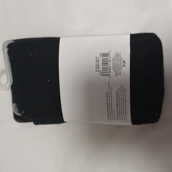 New with tag nwt toddler black cotton tights stockings thick warm winter black - Picture 8 of 11